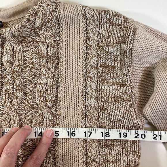 ARMANI exchange pullover chunky knit sweater size medium - Picture 10 of 11